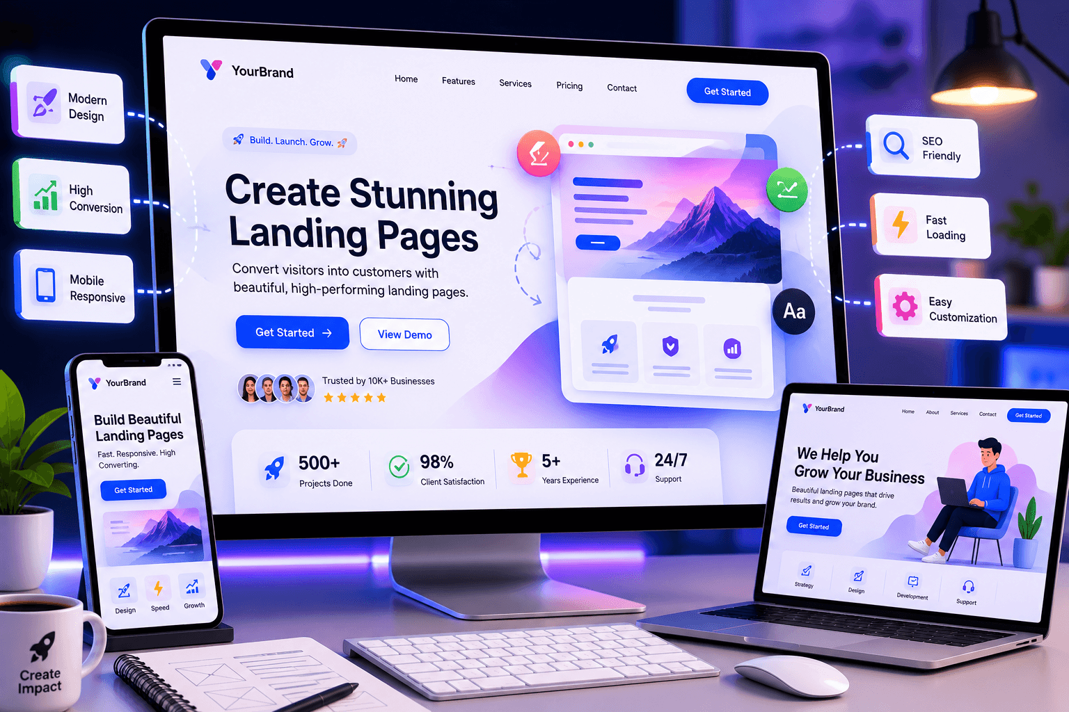 Landing Page Design